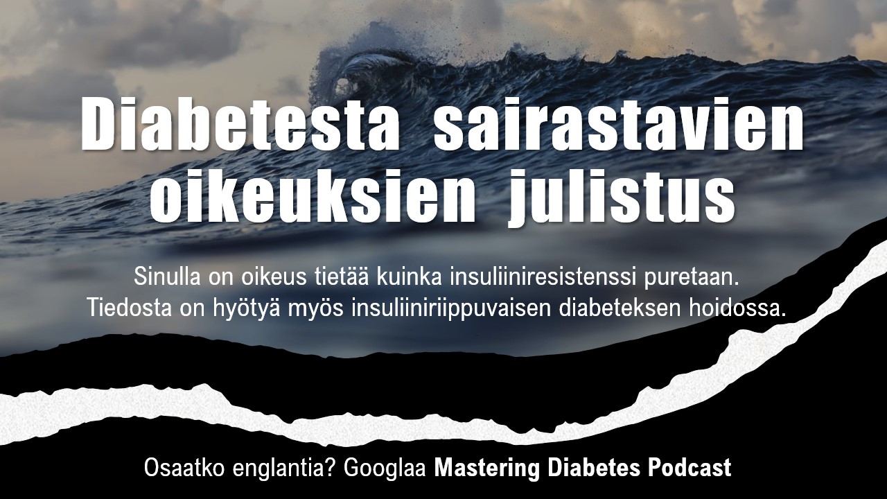 Diabetesta sairastavien oikeuksien julistus