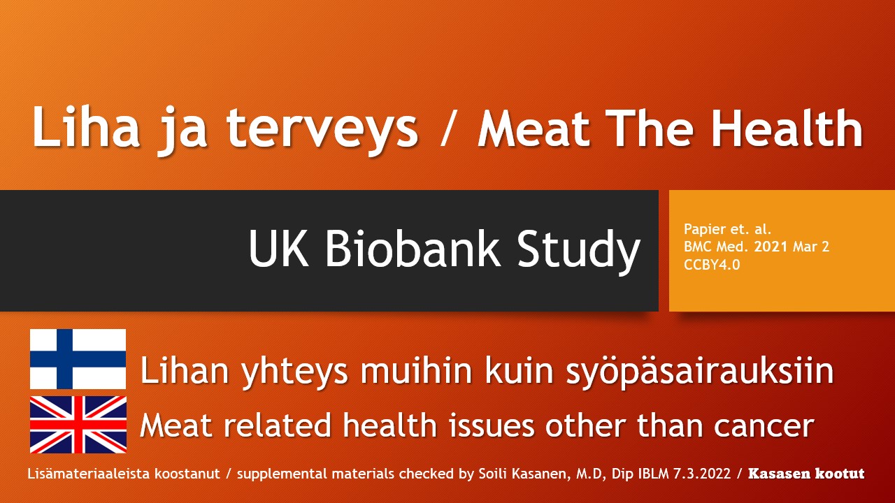 UK Biobank BMC Med 2021 Mar 2 – LIHA & Terveys – MEAT The Health